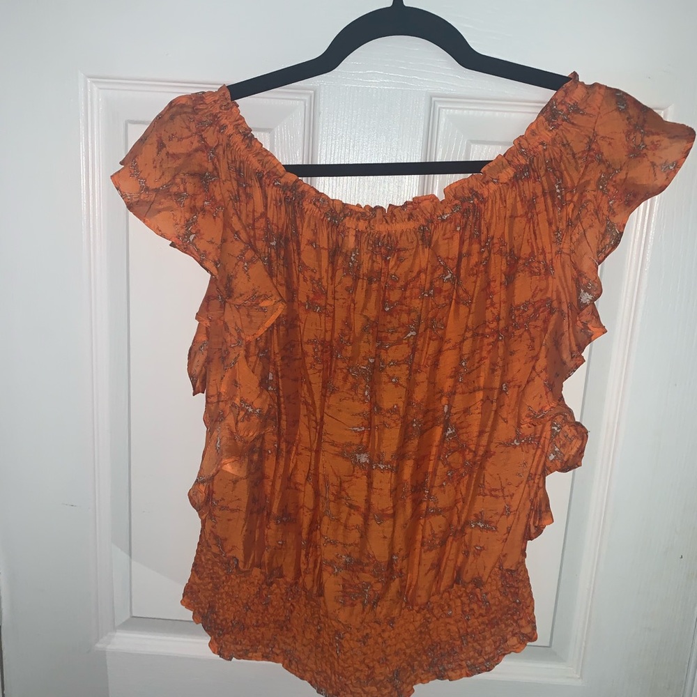 Michael Kors orange top